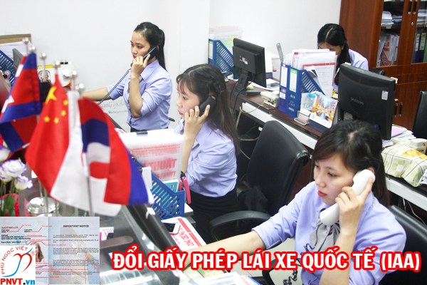 đổi giấy phép lái xe quốc tế