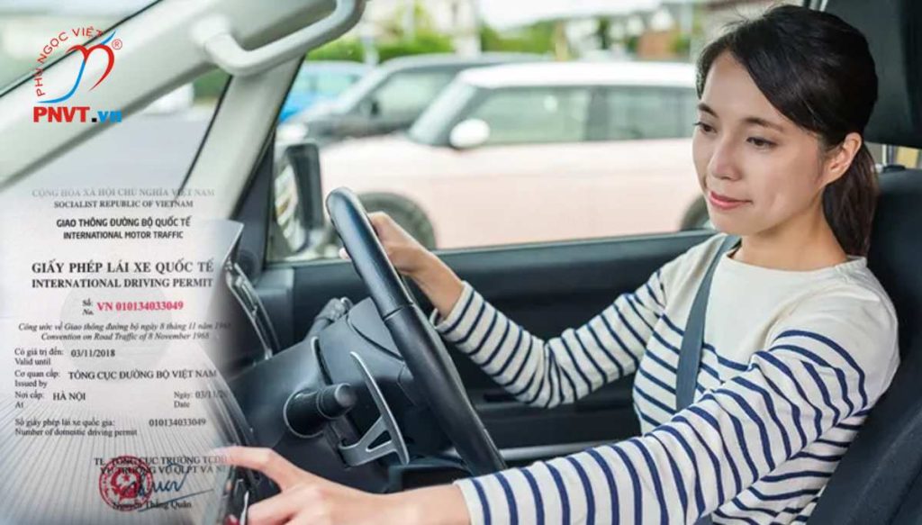 đổi giấy phép lái xe quốc tế do Việt Nam cấp