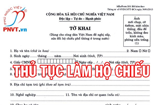 thủ tục làm hộ chiếu tại tphcm