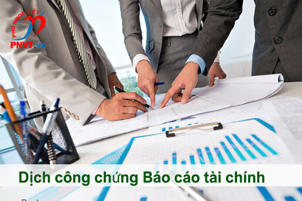 Dịch báo cáo tài chính tiếng Anh